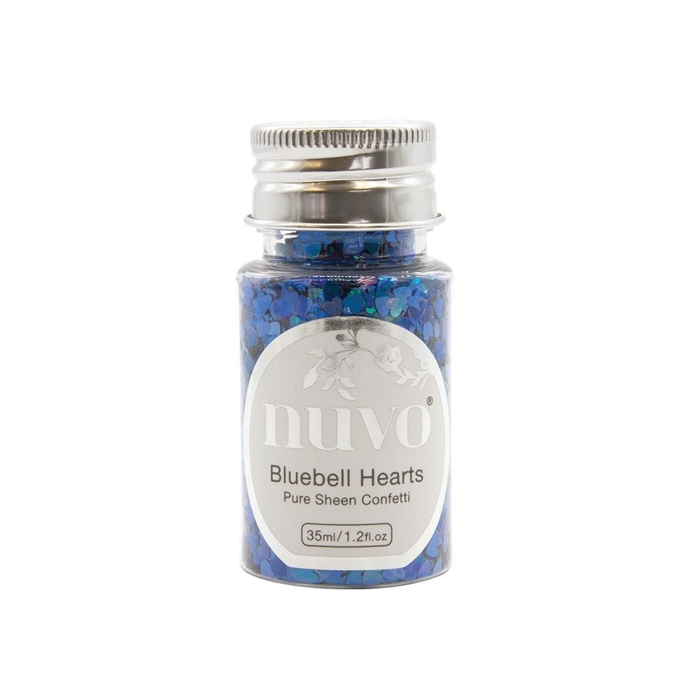 Tonic Studios - Nuvo confetti bluebell hearts