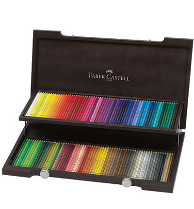 Faber Castell - Polychromos colour pencil, wooden case of 120
