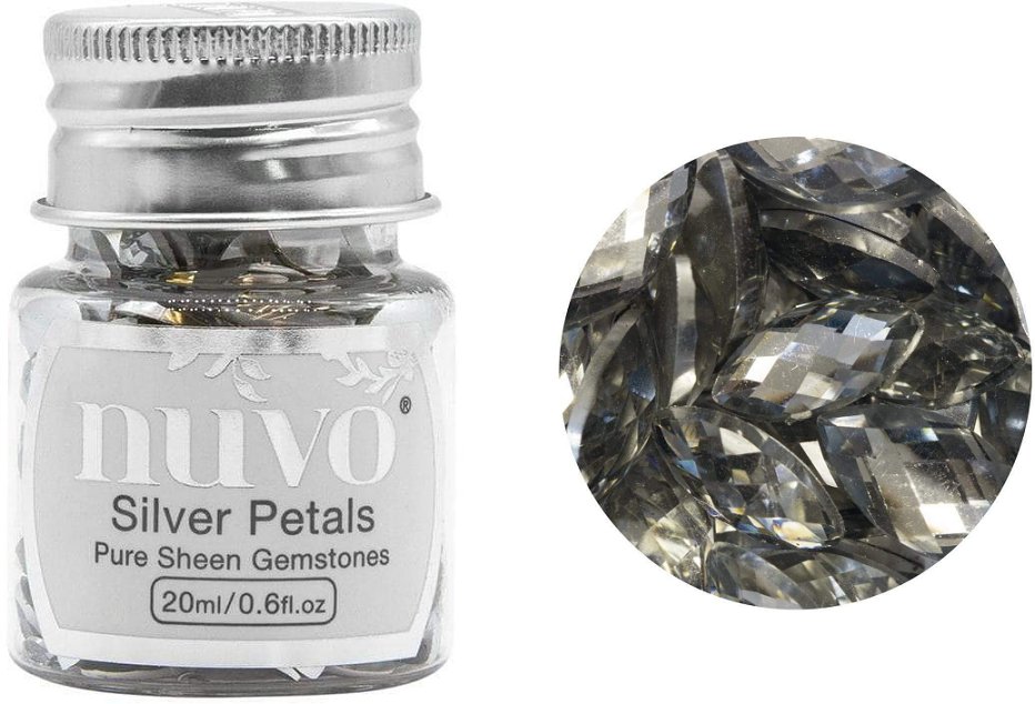 Tonic Studios - Nuvo Gemstones Assorted Silver Rectangles