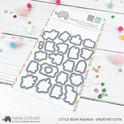 Mama Elephant - Little Bear Agenda - Creative Cuts