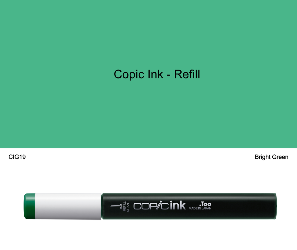 Copic Ink - G19 (Bright Green)