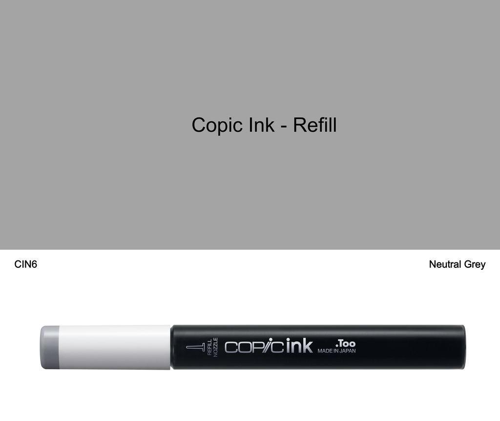 Copic Ink - N6 (Neutral Grey)