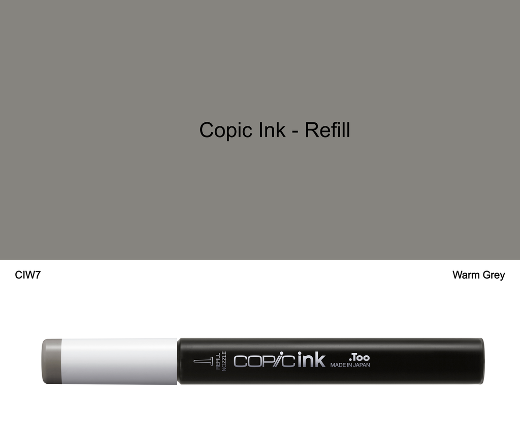 Copic Ink - W7 (Warm Grey)