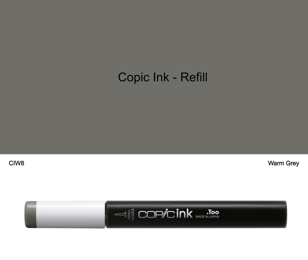 Copic Ink - W8 (Warm Grey)