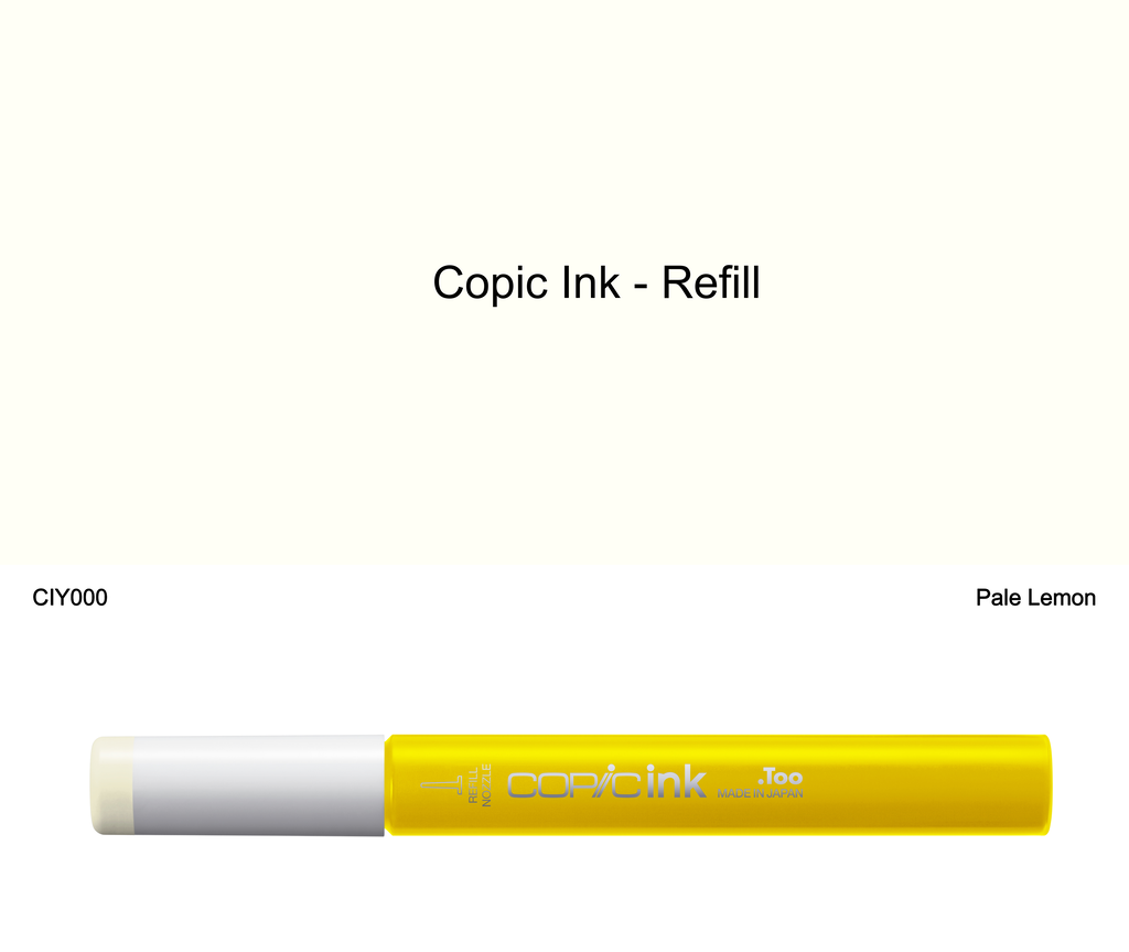 Copic Ink - Y000 (Pale Lemon)