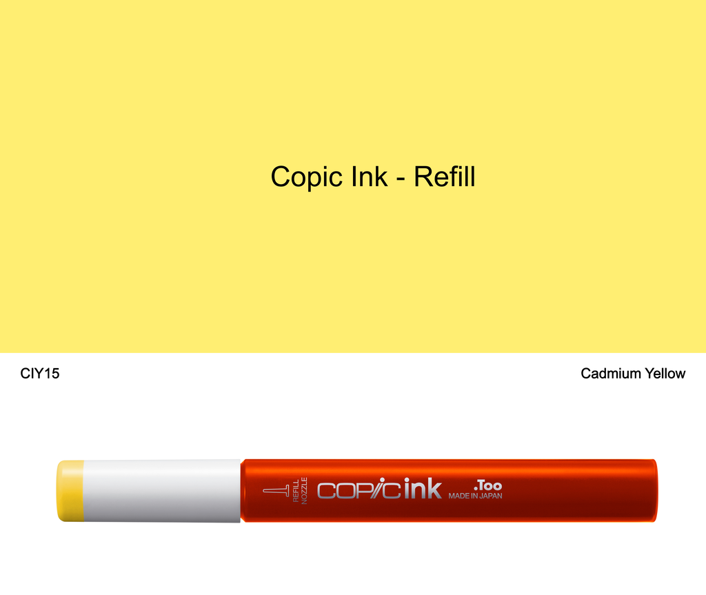 Copic Ink - Y15 (Cadmium Yellow)