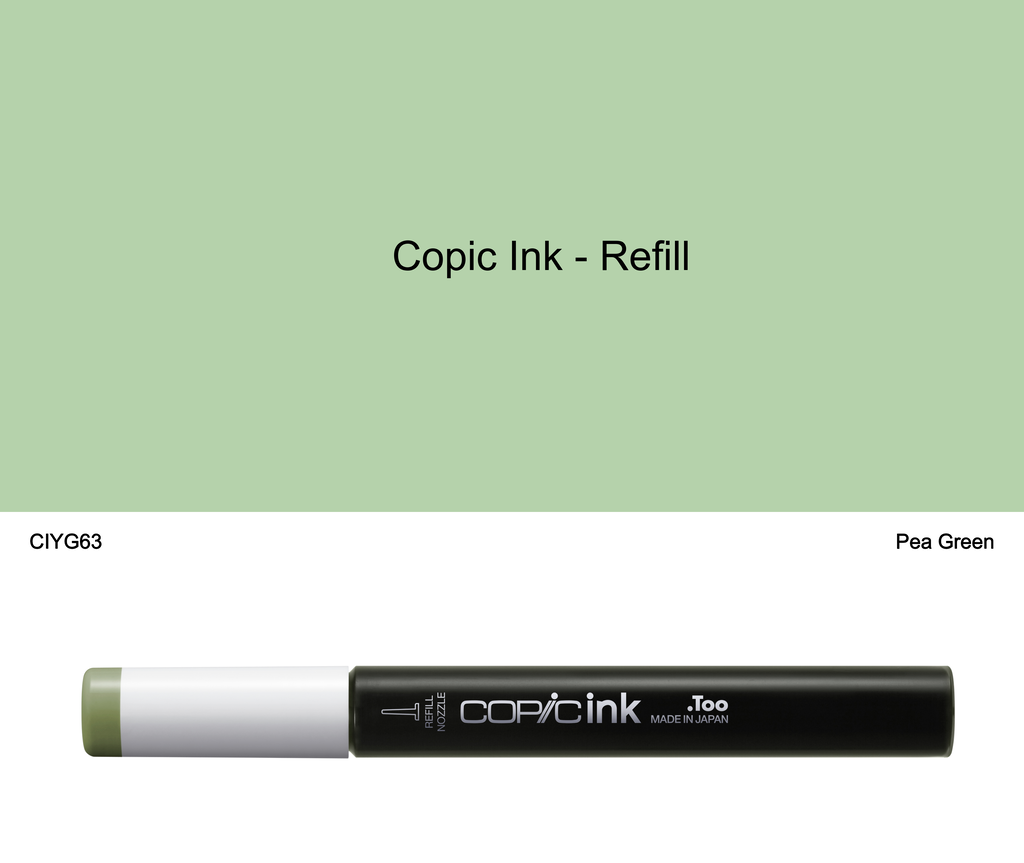 Copic Ink - YG63 (Pea Green)