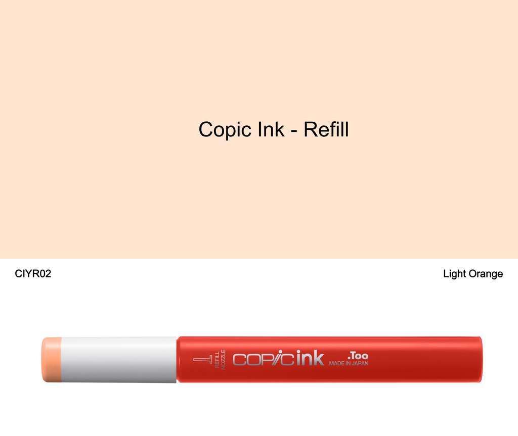 Copic Ink - YR02 (Light Orange)