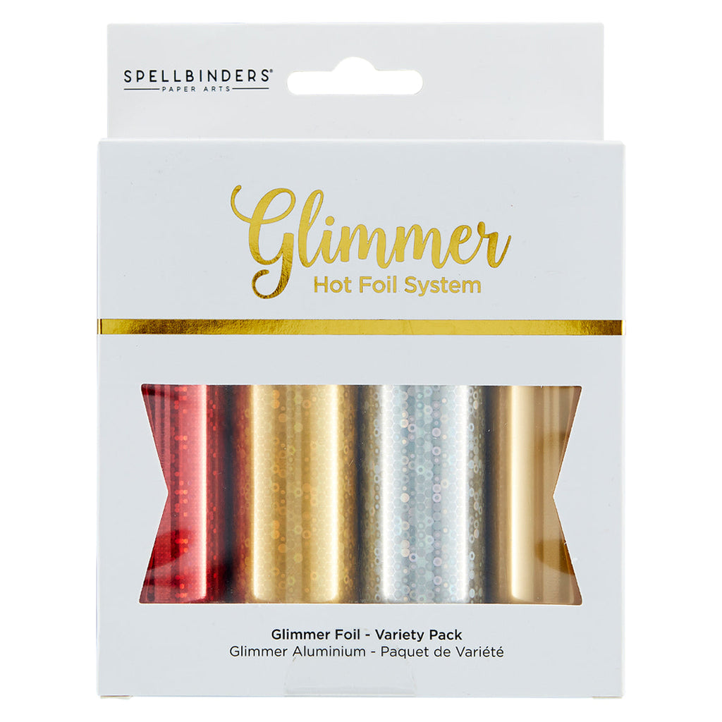 Spellbinders - Glimmer Hot Foil Christmas Sparkle Variety Pack (4 rolls)