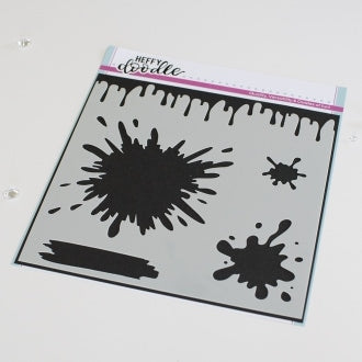 Heffy Doodle - Messy Desk Stencil