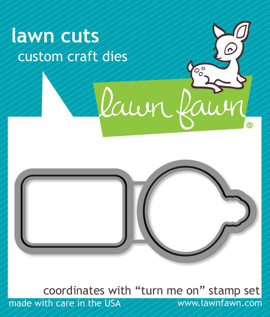 Lawn Fawn - Turn Me On - Lawn Cuts
