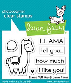Lawn Fawn - Llama Tell You