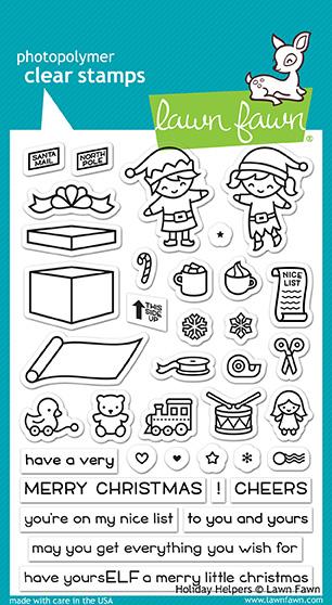 Lawn Fawn Clear Stamps - Holiday Helpers