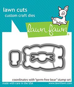 Lawn Fawn - Germ-Free Bear - Lawn Cuts
