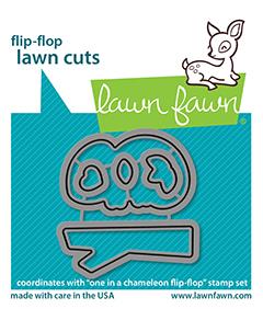 Lawn Fawn - One In A Chameleon Flip-Flop - Lawn Cuts