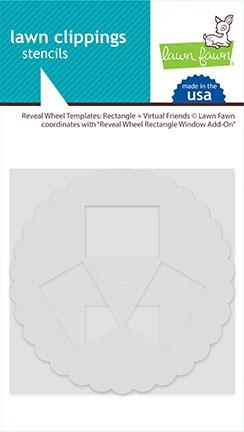 Lawn Fawn - Reveal Wheel Templates: Rectangle + Virtual Friends