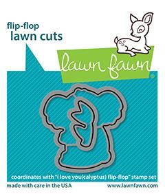 Lawn Fawn - I Love You(Calyptus) Flip-Flop - Lawn Cuts