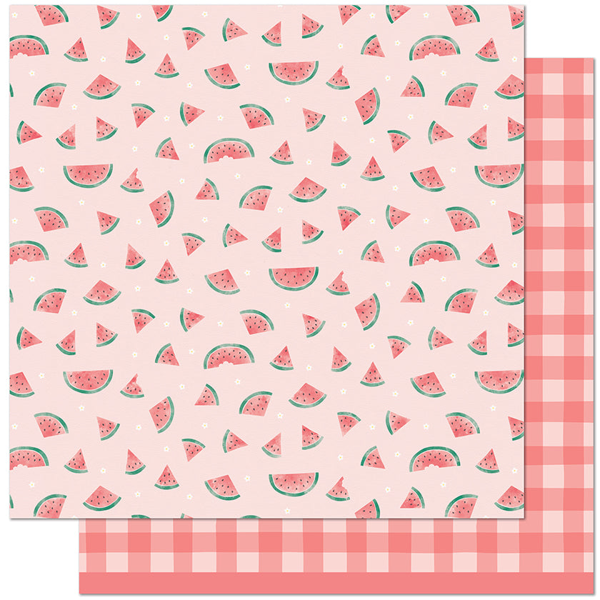 Lawn Fawn - Fruit Salad - One In A Melon 12x12"