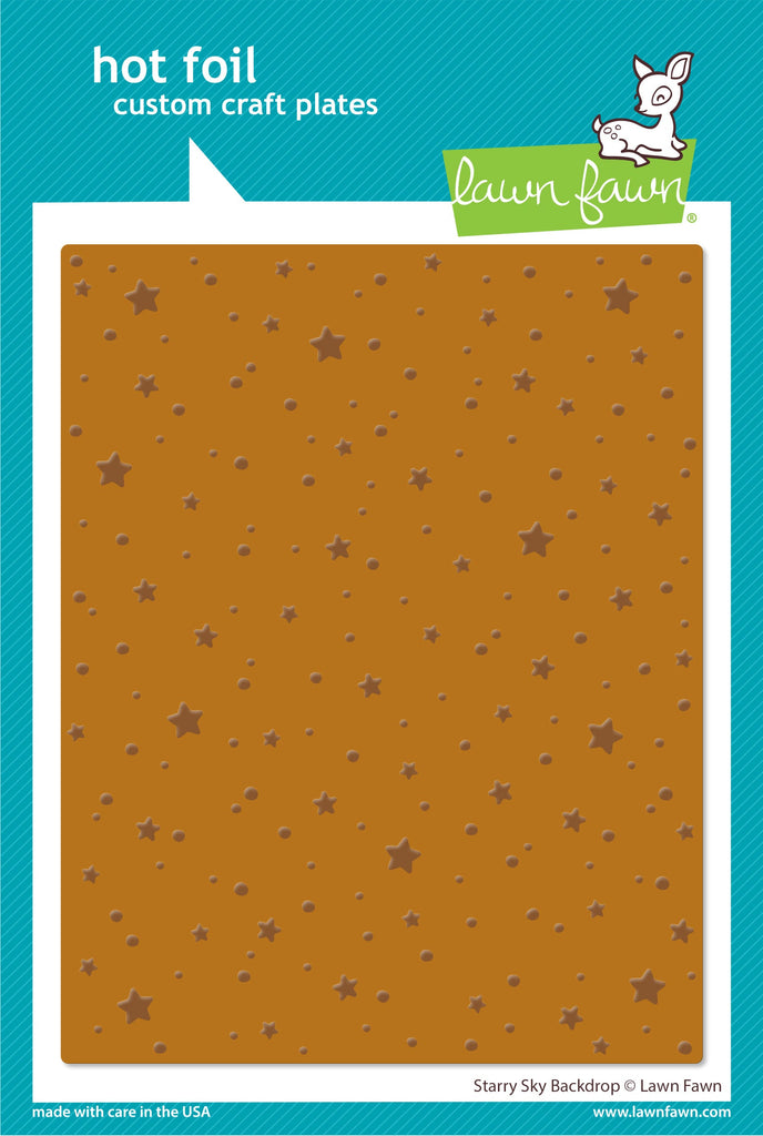 Lawn Fawn - Starry Sky Background Hot Foil Plate