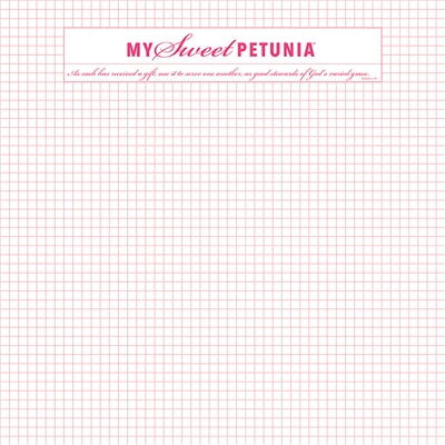 My Sweet Petunia - Memory Grid Paper Pad
