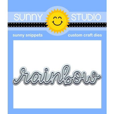 Sunny Studio - Rainbow Word Die