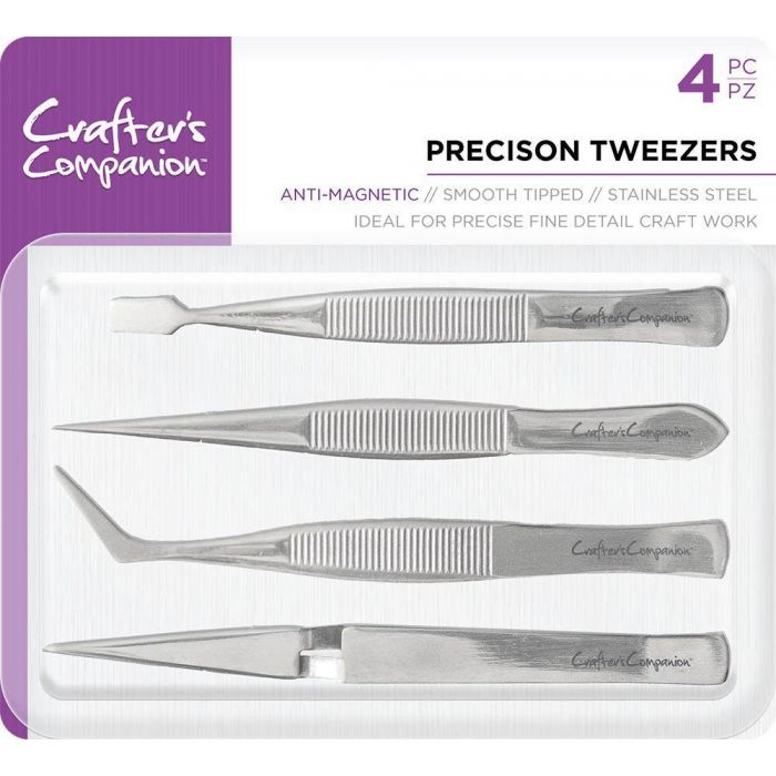 Crafter's Companion - Precision Tweezers (4PC)