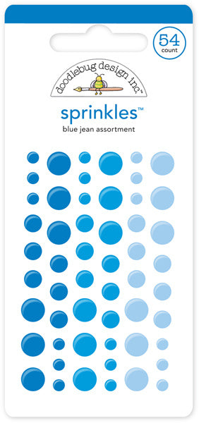 Doodlebug Design - Blue Jean Sprinkles (54pcs)