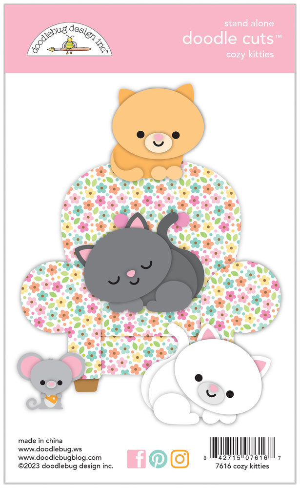 Doodlebug Design - Cozy Kitties Doodle Cuts