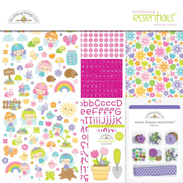 Doodlebug Design - Fairy Garden Essentials Kit 12x12"