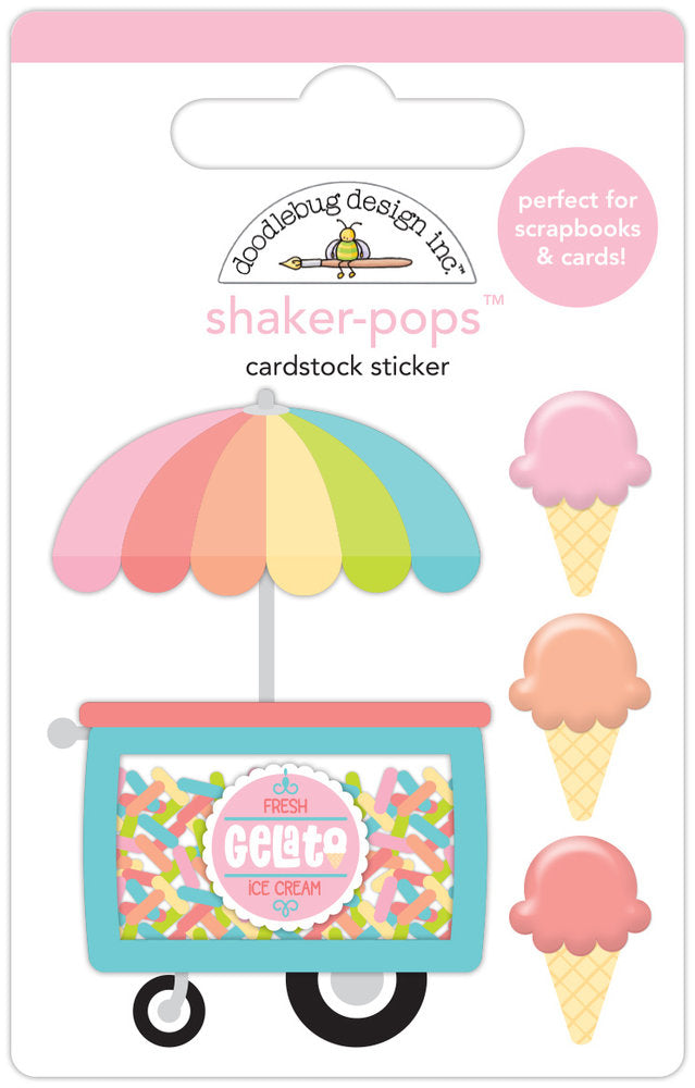 Doodlebug Design - Gel-lot-o' Flavors Shaker-Pops