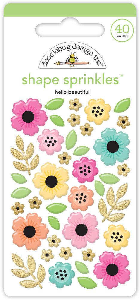 Doodlebug Design - Hello Beautiful Shape Sprinkles