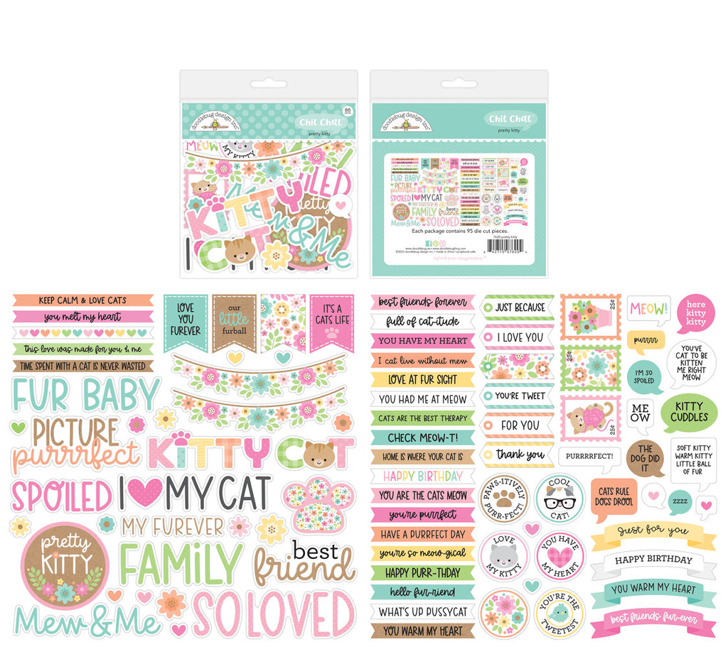 Doodlebug Design - Pretty Kitty Chit Chat