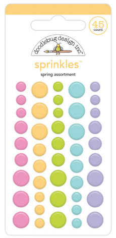 Doodlebug Design - Spring Assortment Sprinkles (45pcs)