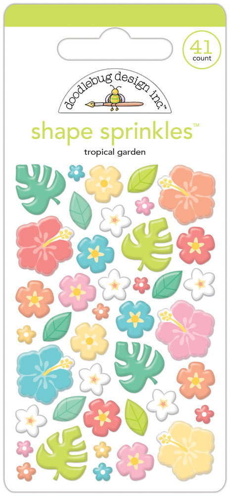 Doodlebug Design - Tropical Garden Shape Sprinkles