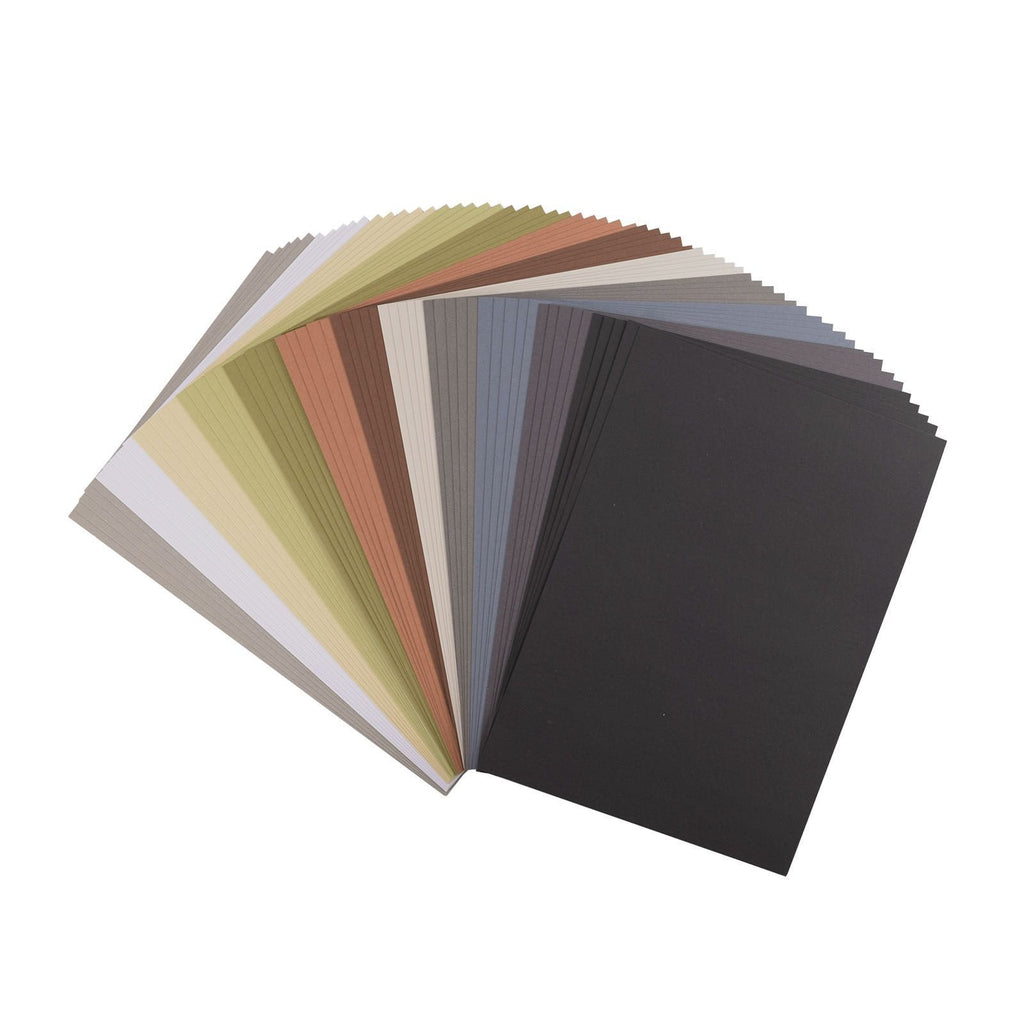 Vaessen Creative - Florence Smooth Cardstock Paper Pack Earth Tones