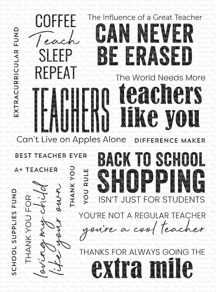 My Favorite Things - Teach, Sleep, Repeat