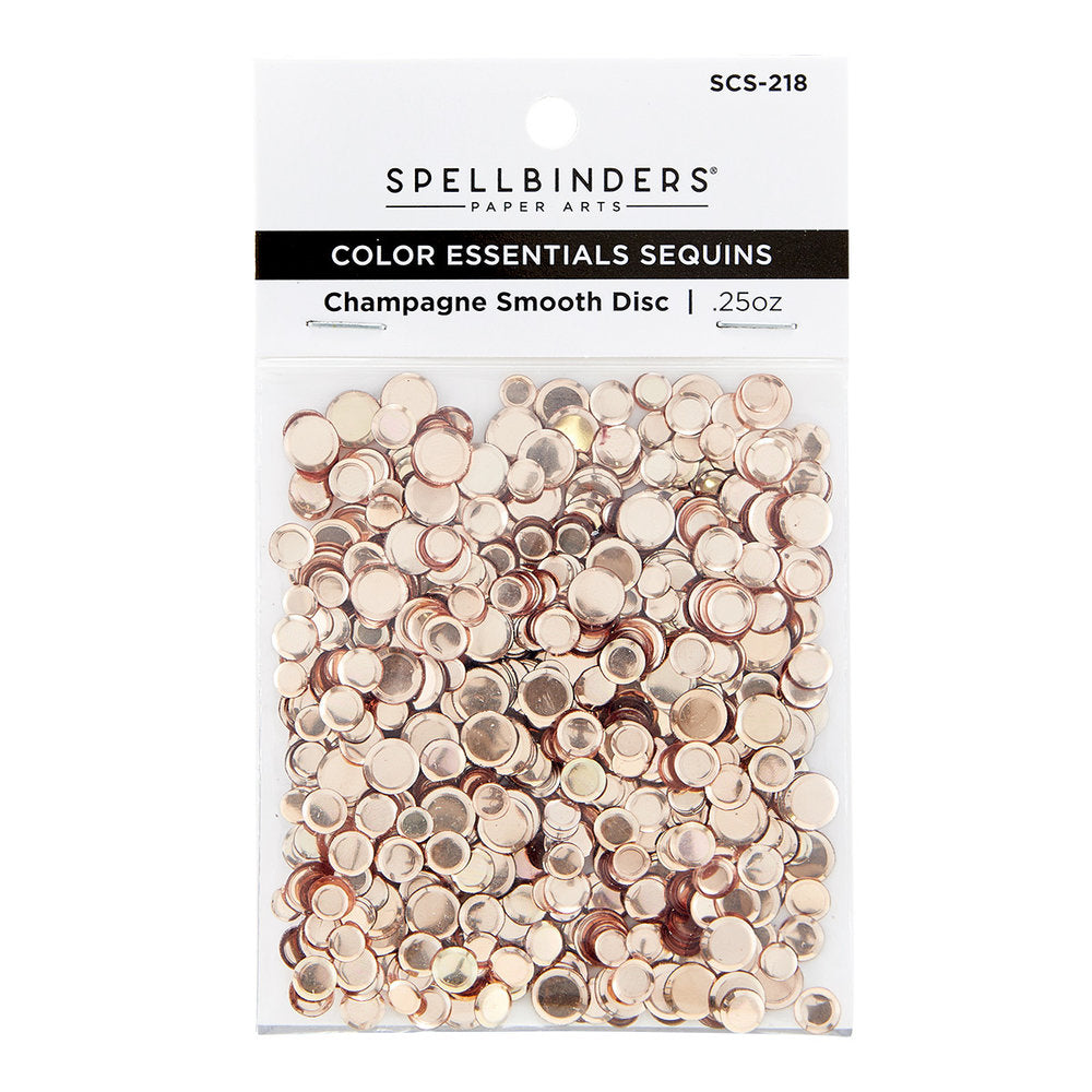 Spellbinders - Champagne Smooth Discs Sequins