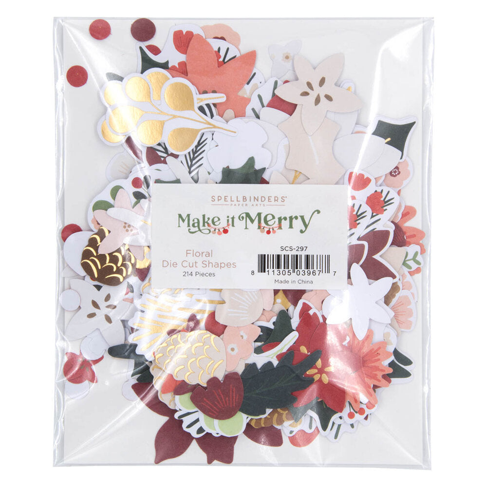 Spellbinders - Make It Merry Floral Die Cuts