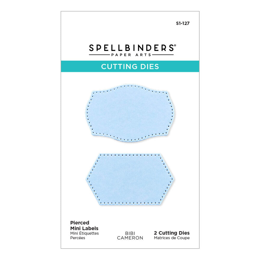 Spellbinders - Pierced Mini Labels Etched Dies